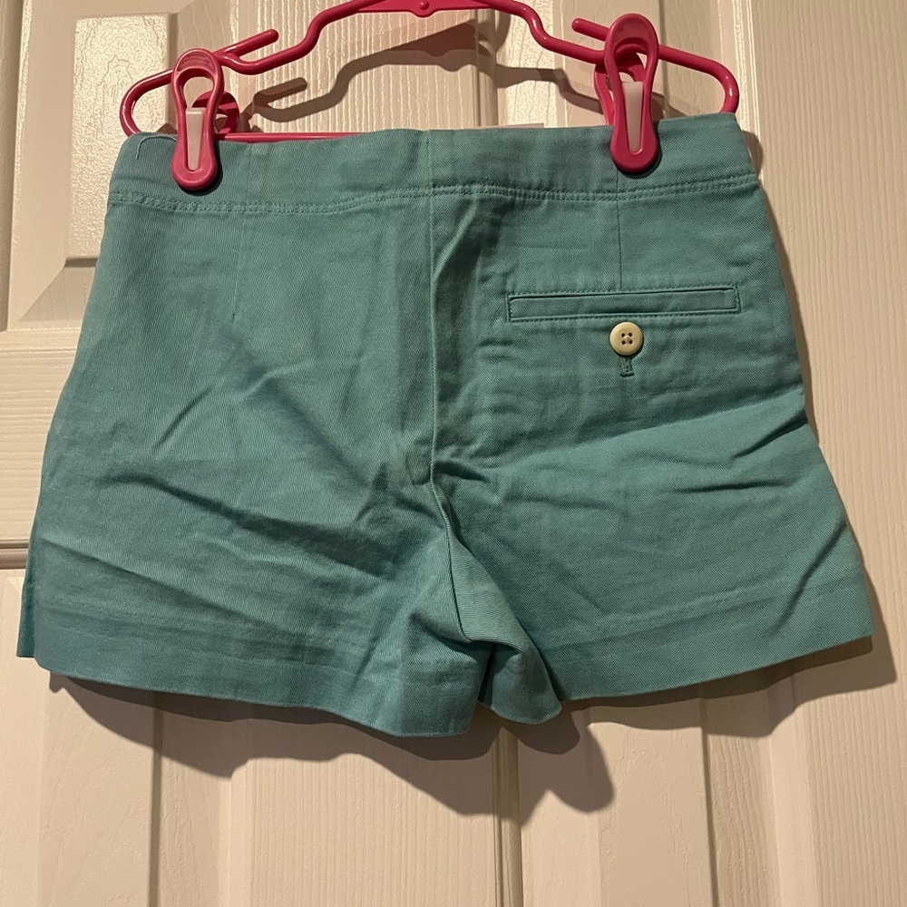 CREWCUTS By J Crew Girls Everyday teal Shorts Size 8 adjustable waist, NWT - Picture 3 of 6
